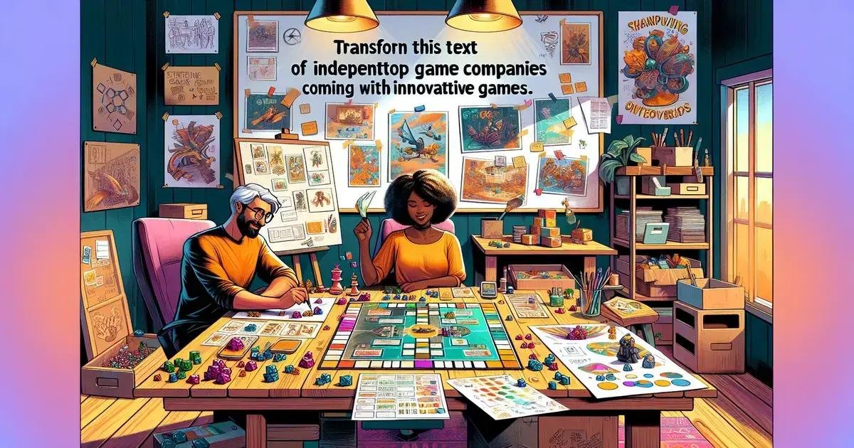 As Empresas Indie que Estão Criando os Jogos de Tabuleiro Mais Inovadores