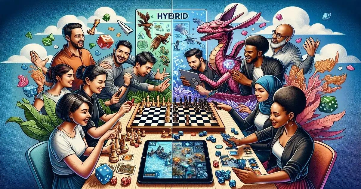 Jogos de Tabuleiro Híbridos: Quando o Físico e o Digital se Encontram